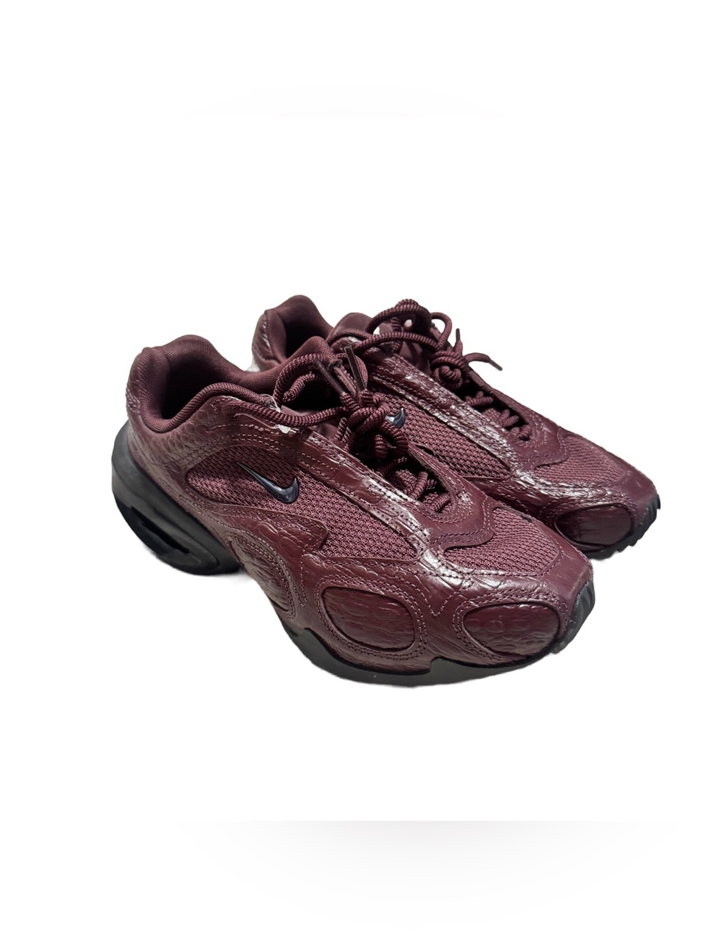 Nike Air Max Muse Burgundy Women's Size 9 Running Athletic Shoe Leather Logo NEW